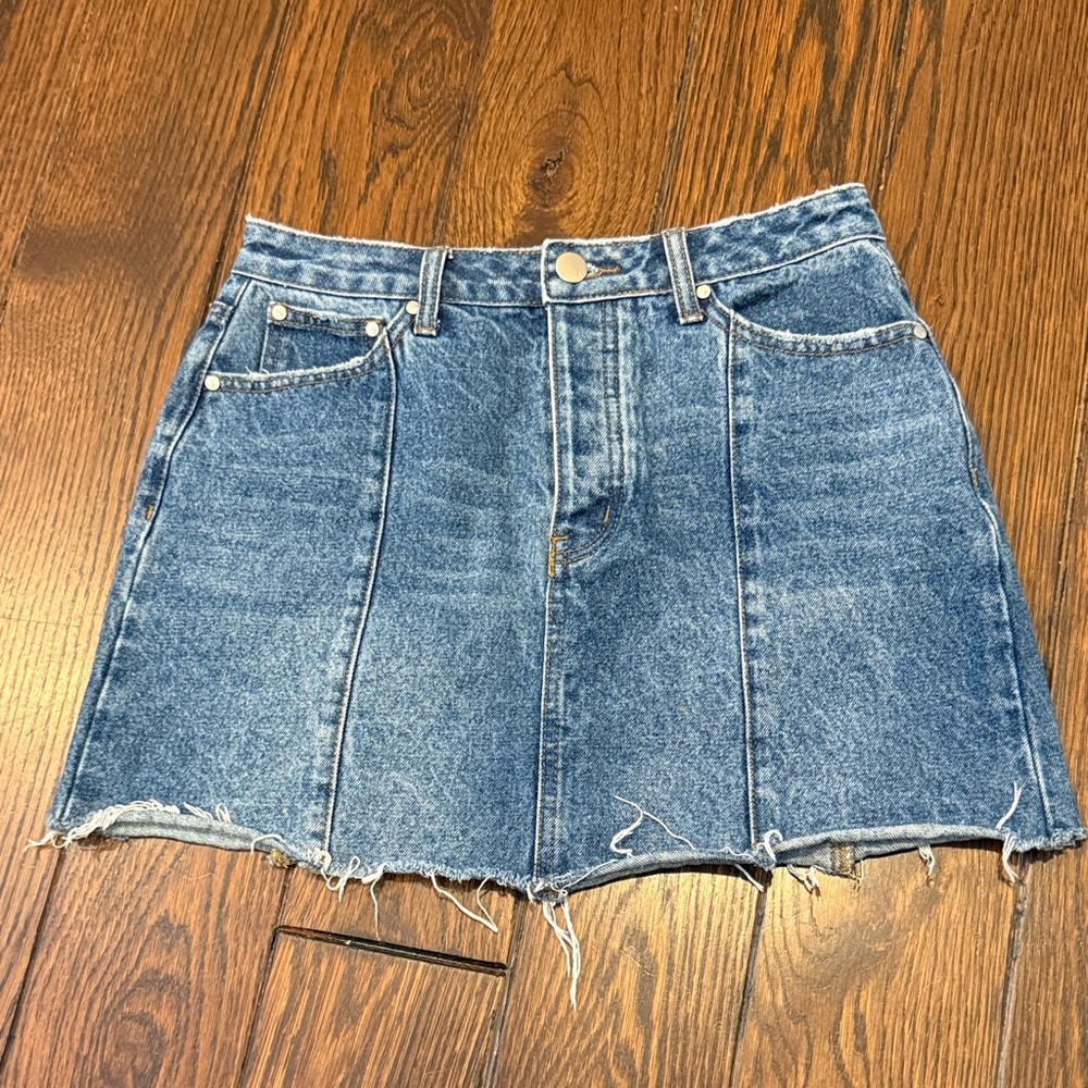Classic Blue Denim Mini Skirt